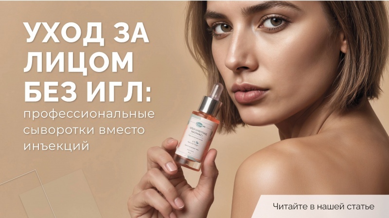 Уход за лицом без игл: профессиональные сыворотки вместо инъекций